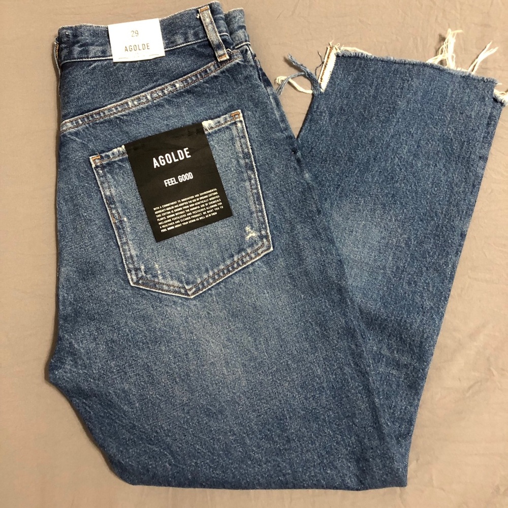 Agolde jeans Riley hi rise straight